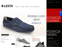 Tablet Screenshot of lesta.pl